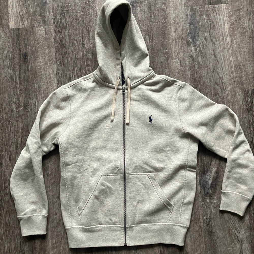 Polo Ralph Lauren zip-up hooded sweatshirt - M
